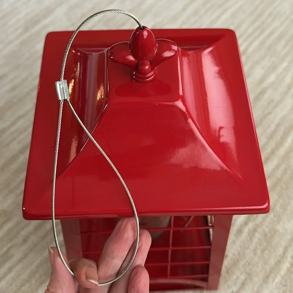 Hiatt Manufacturing Large Lighthouse Lantern Bird Feeder (50125) Red - Picture 10 of 16